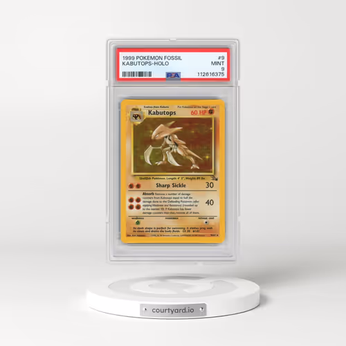 1999 Pokémon Fossil #9 Kabutops - Holo (PSA 9 MINT)