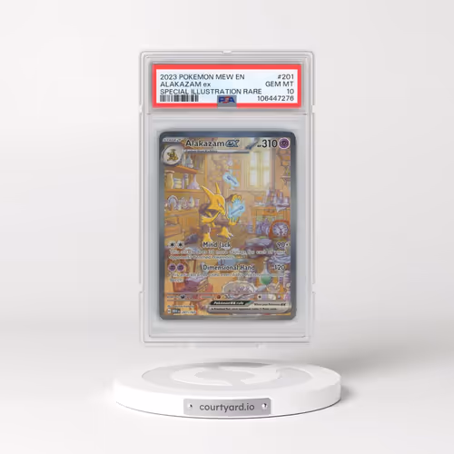 2023 Pokémon Mew EN-151 #201 Alakazam EX - Holo Special Illustration Rare (PSA 10 GEM MINT)