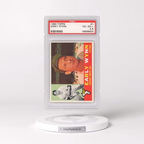 1960 Topps #1 Early Wynn (PSA 4.5 VG-EX+)