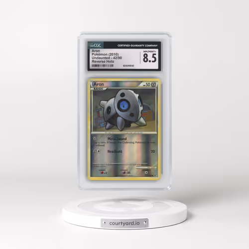2010 Undaunted #42/90 Aron - Reverse Holo (CGC 8.5 NM-MT+)