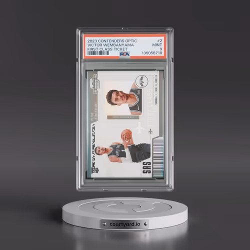 2023 Panini Contenders Optic First Class Ticket #2 Victor Wembanyama (PSA 9 MINT)