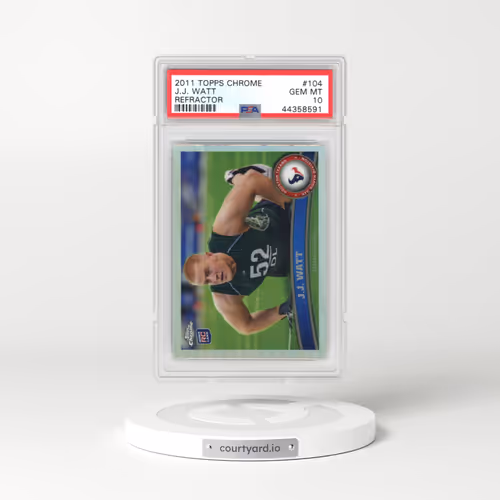 2011 Topps Chrome #104 J.J. Watt - Refractor (PSA 10 GEM MINT)