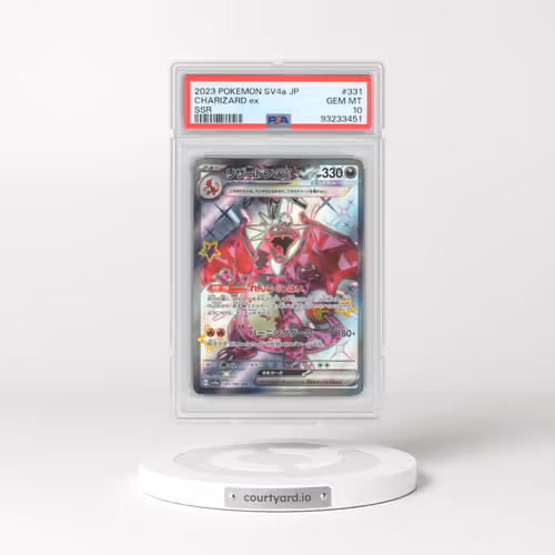 2023 Pokémon Sv4a-Shiny Treasure EX #331 Charizard EX - Holo Ssr (PSA 10 GEM MINT)