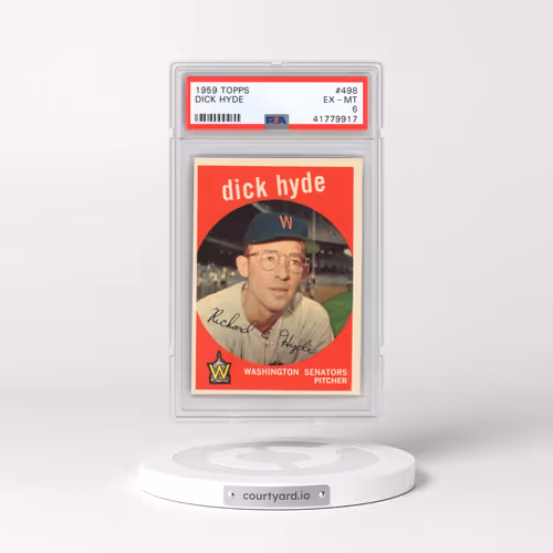 1959 Topps #498 Dick Hyde (PSA 6 EX-MT)