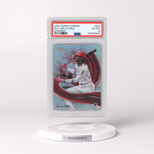 2024 Topps Chrome Strokes #S22 Elly de La Cruz (PSA 6 EX-MT)