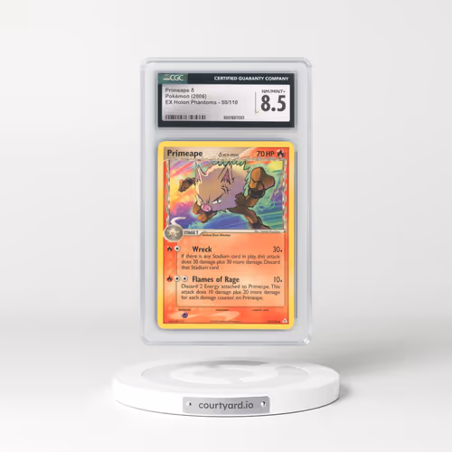 2006 EX Holon Phantoms #50/110 Primeape δ (CGC 8.5 NM-MT+)
