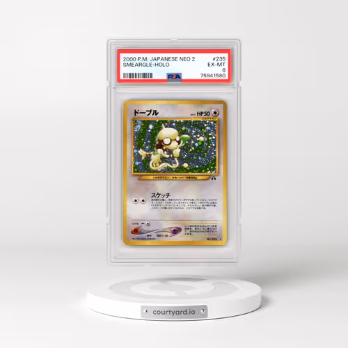 2000 Pokémon Neo 2 #235 Smeargle - Holo (PSA 6 EX-MT)