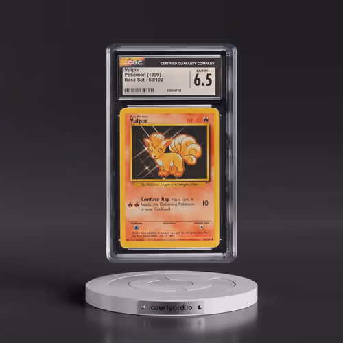 1999 Base Set #68/102 Vulpix (CGC 6.5 EX-NM+)