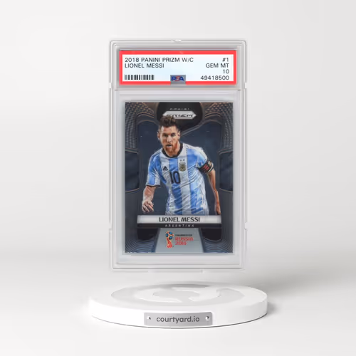 2018 Panini Prizm World Cup #1 Lionel Messi (PSA 10 GEM MINT)