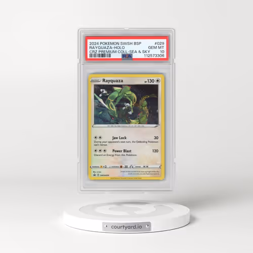 2024 Pokémon Swsh Black Star Promo #029 Rayquaza - Holo Crown Zenith Premium Collection Sea & Sky (P