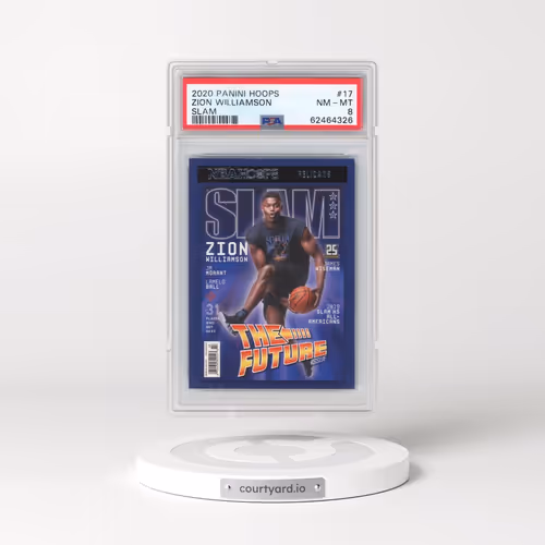 2020 Panini Hoops Slam #17 Zion Williamson (PSA 8 NM-MT)