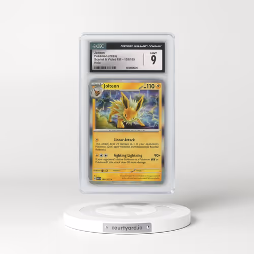 2023 Scarlet & Violet 151 - MEW EN #135/165 Jolteon - Holo (CGC 9 MINT)