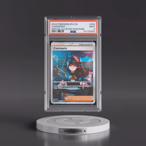 2024 Pokémon Sfa EN-Shrouded Fable #094 Cassiopeia - Special Illustration Rare (PSA 9 MINT)