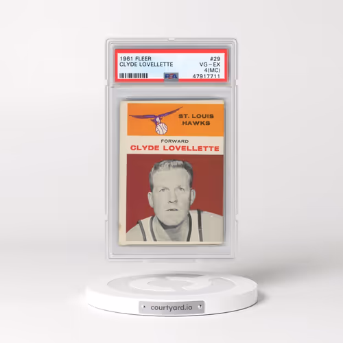 1961 Fleer #29 Clyde Lovellette (PSA 4 VG-EX)