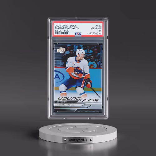 2024 Upper Deck #463 Maxim Tsyplakov - Silver Foil (PSA 10 GEM MINT)