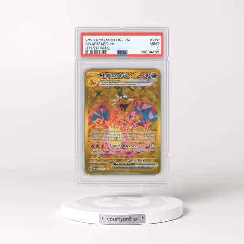 2023 Pokémon Obf EN-Obsidian Flames #228 Charizard EX - Holo Hyper Rare (PSA 9 MINT)