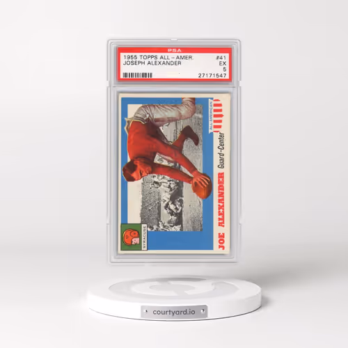 1955 Topps All-Amer. #41 Joseph Alexander (PSA 5 EX)