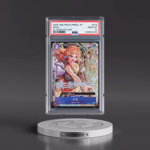 2025 One Piece Japanese PRB02-Premium Booster -One Piece Card the Best- Vol.2 #012 Nami - Alternate
