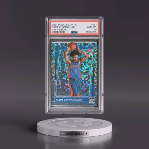 2021 Panini Donruss Optic #161 Cade Cunningham - Fast Break (PSA 10 GEM MINT)