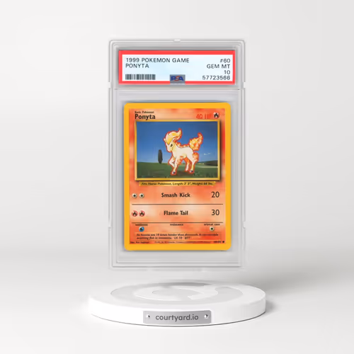 1999 Pokémon Game #60 Ponyta (PSA 10 GEM MINT)