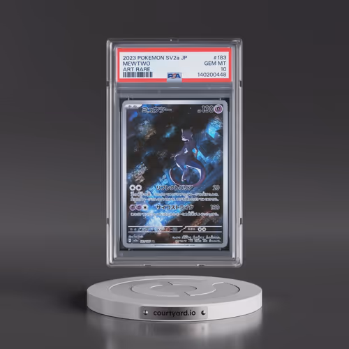 2023 Pokémon Sv2a-Pokémon 151 #183 Mewtwo - Art Rare (PSA 10 GEM MINT)