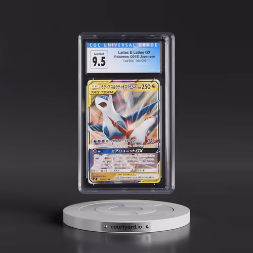 2018 Pokémon Sun & Moon Tag Bolt #060 Latias & Latios GX - Holo (CGC 10 GEM MINT)