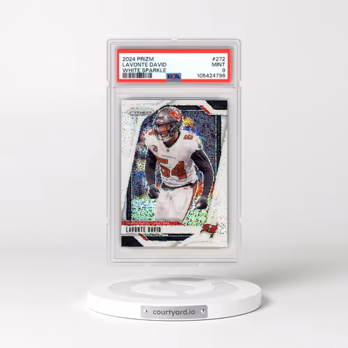 2024 Panini Prizm #272 Lavonte David - White Sparkle (PSA 9 MINT)