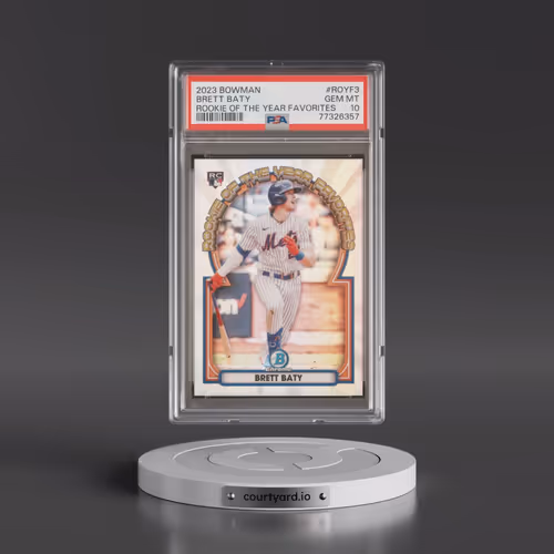 2023 Bowman Rookie of the Year Favorites #ROYF3 Brett Baty (PSA 10 GEM MINT)
