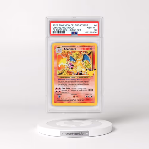 2021 Pokémon Celebrations Classic Collection #4 Charizard - Holo (PSA 10 GEM MINT)