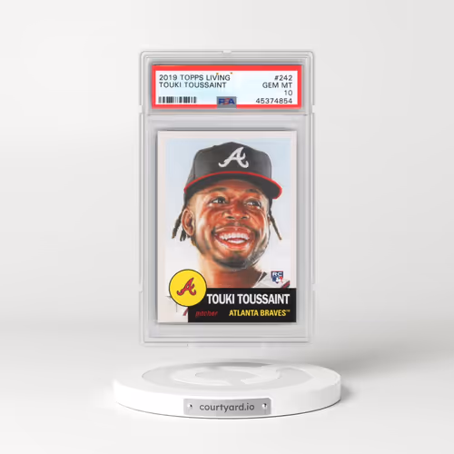 2019 Topps Living #242 Touki Toussaint (PSA 10 GEM MINT)