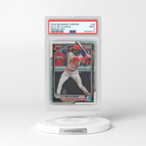 2024 Bowman Chrome #42 Elly de La Cruz - Refractor (PSA 9 MINT)