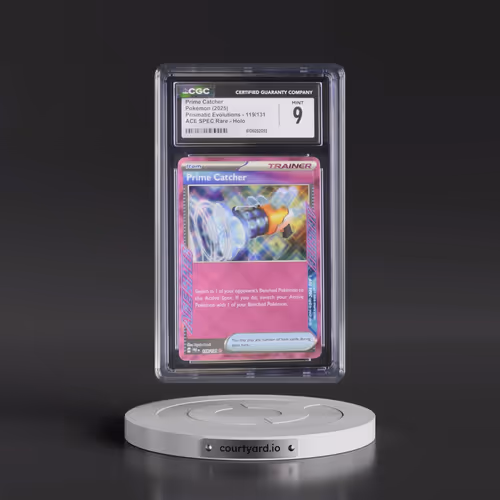 2024 Prismatic Evolutions - PRE EN #119/131 Prime Catcher - ACE SPEC Rare Holo (CGC 9 MINT)