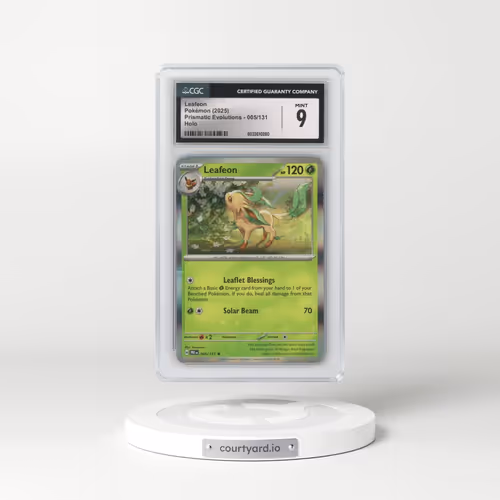 2025 Prismatic Evolutions - PRE EN #005/131 Leafeon - Holo (CGC 9 MINT)