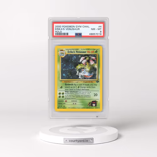 2000 Pokémon Gym Challenge #4 Erika's Venusaur - Holo (PSA 8 NM-MT)