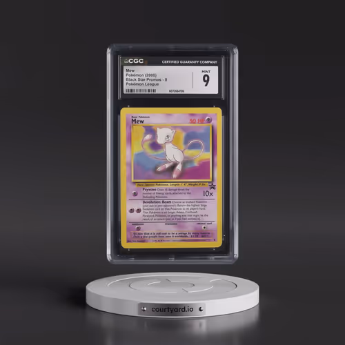 1999 Black Star Promos #8 Mew - Pokémon League (CGC 9 MINT)