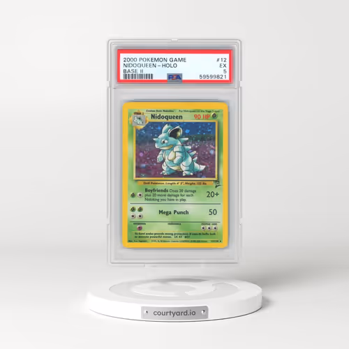 2000 Pokémon Game Base II #12 Nidoqueen - Holo (PSA 5 EX)