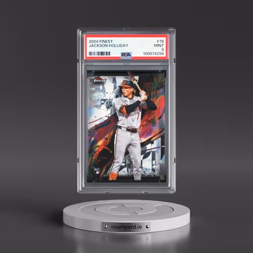 2024 Topps Finest #76 Jackson Holliday (PSA 9 MINT)