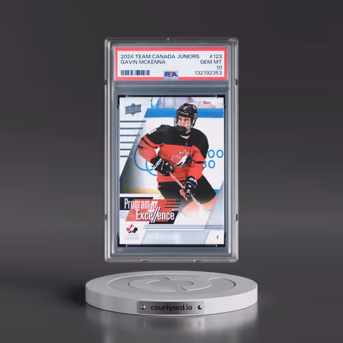 2024 Upper Deck Team Canada Juniors #123 Gavin Mckenna (PSA 10 GEM MINT)