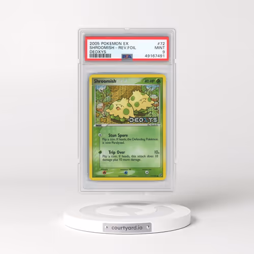 2005 Pokémon EX Deoxys #72 Shroomish - Reverse Foil (PSA 9 MINT)