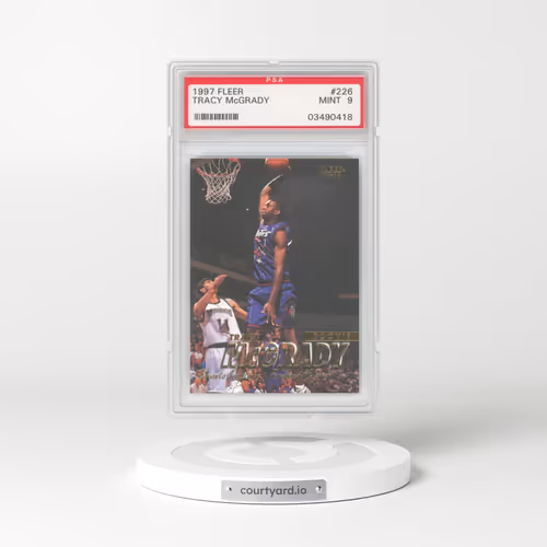 1997 Fleer #226 Tracy McGrady (PSA 9 MINT)