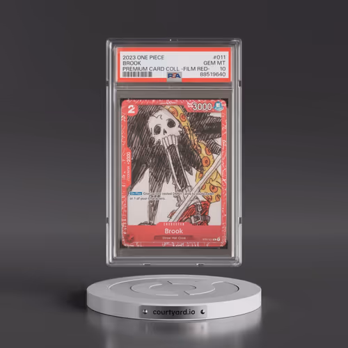 2023 One Piece Premium Card Collection -One Piece Film Red #011 Brook (PSA 10 GEM MINT)