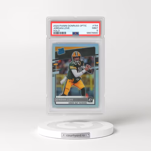 2020 Panini Donruss Optic #154 Jordan Love - Holo (PSA 9 MINT)