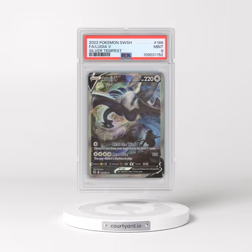 2022 Pokémon Sword & Shield Silver Tempest #186 Lugia V - Holo Full Art (PSA 9 MINT)