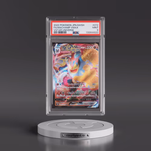 2022 Pokémon Sword & Shield Vstar Universe #072 Machamp Vmax - Full Art (PSA 9 MINT)