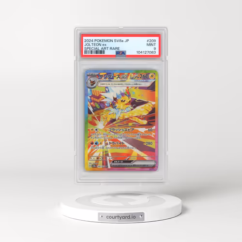 2024 Pokémon Sv8a-Terastal Fest EX #209 Jolteon EX - Holo Special Art Rare (PSA 9 MINT)