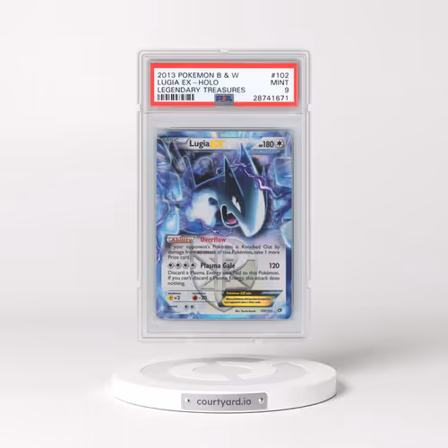 2013 Pokémon Black & White Legendary Treasures #102 Lugia EX - Holo (PSA 9 MINT)