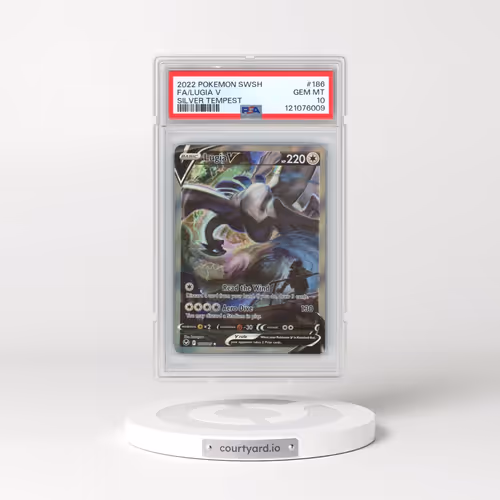 2022 Pokémon Sword & Shield Silver Tempest #186 Lugia V - Holo Full Art (PSA 10 GEM MINT)