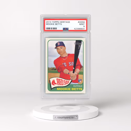 2014 Topps Heritage #H558 Mookie Betts (PSA 9 MINT)