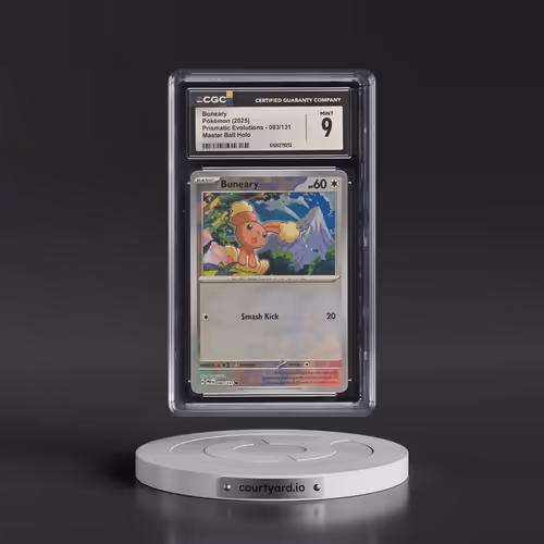 2025 Pokémon Pre EN-Prismatic Evolutions #083 Buneary - Reverse Holo Master Ball (CGC 9 MINT)