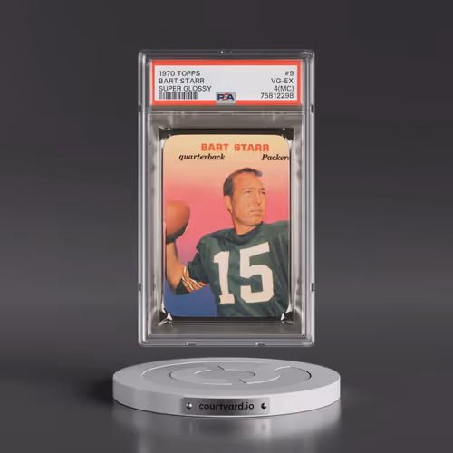 1970 Topps Super Glossy #9 Bart Starr (PSA 4 VG-EX)
